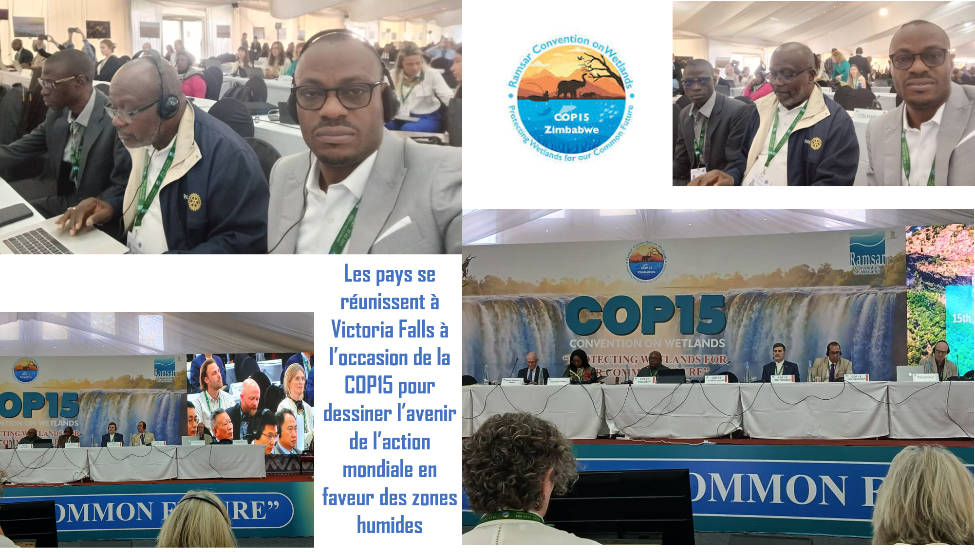 LE BENIN PARTICIPE A LA COP15 SUR LES ZONES HUMIDES A VICTORIA FALLS